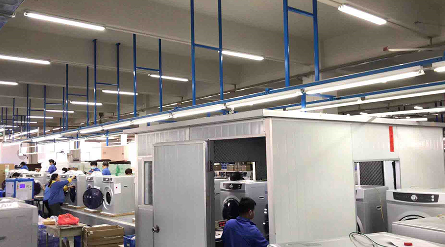 金環(huán)電器如何保證客戶收到的滾筒干衣機(jī)運行時無異響？