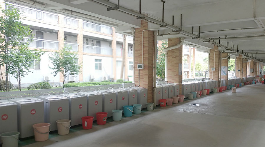 好評度高！江門一中學校又雙叒續(xù)單金環(huán)電器共享洗衣機