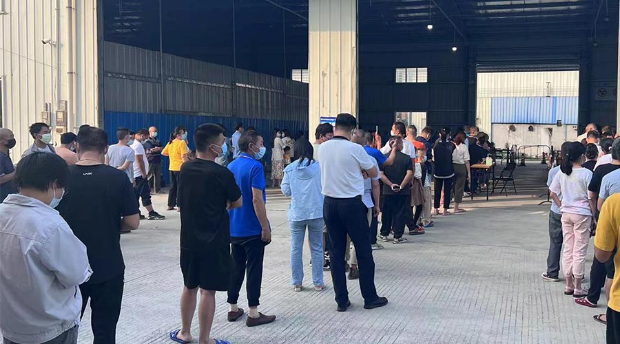 支援防疫是責(zé)任！金環(huán)電器助力鶴山核酸檢測