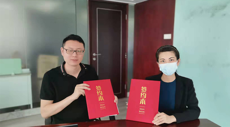 祝賀！金環(huán)電器與寧波某品牌電商客戶再次合作，簽約成功！