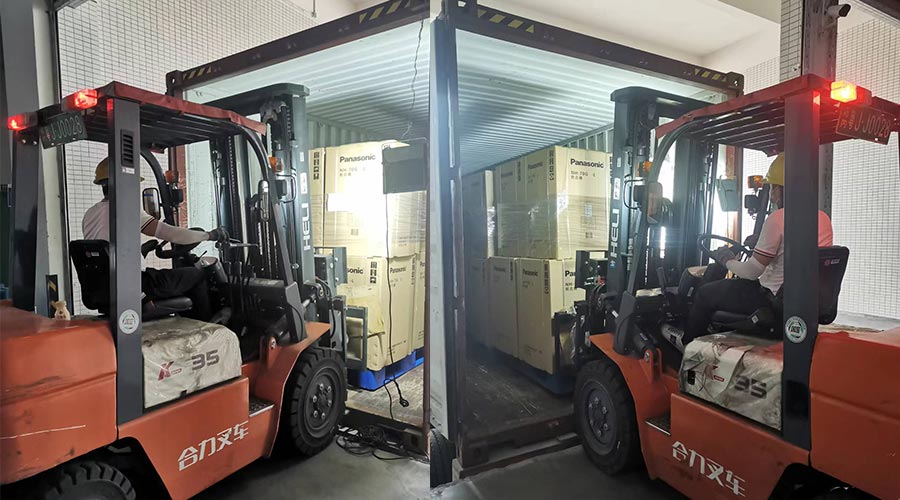 趕進(jìn)度加油干！ 迅速完成松下客戶的衣物烘干機(jī)出貨