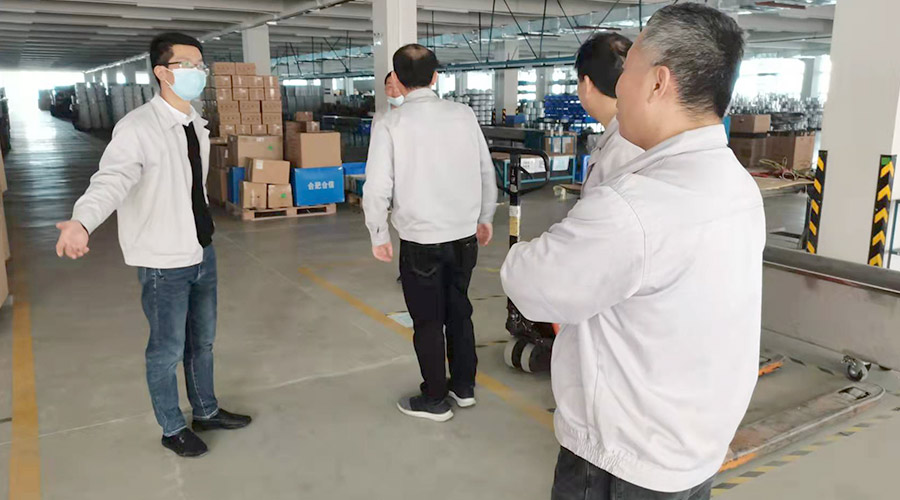 查隱患 防事故！金環(huán)電器領導開展節(jié)前安全檢查